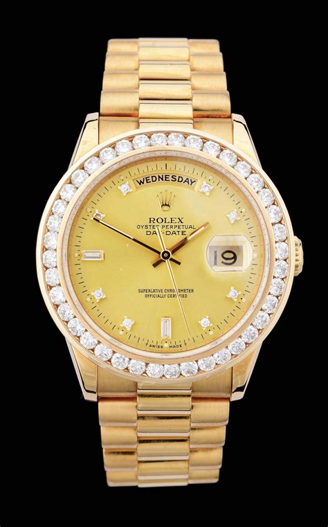 rolex presidential diamond 18238|Rolex day date 36mm gold.